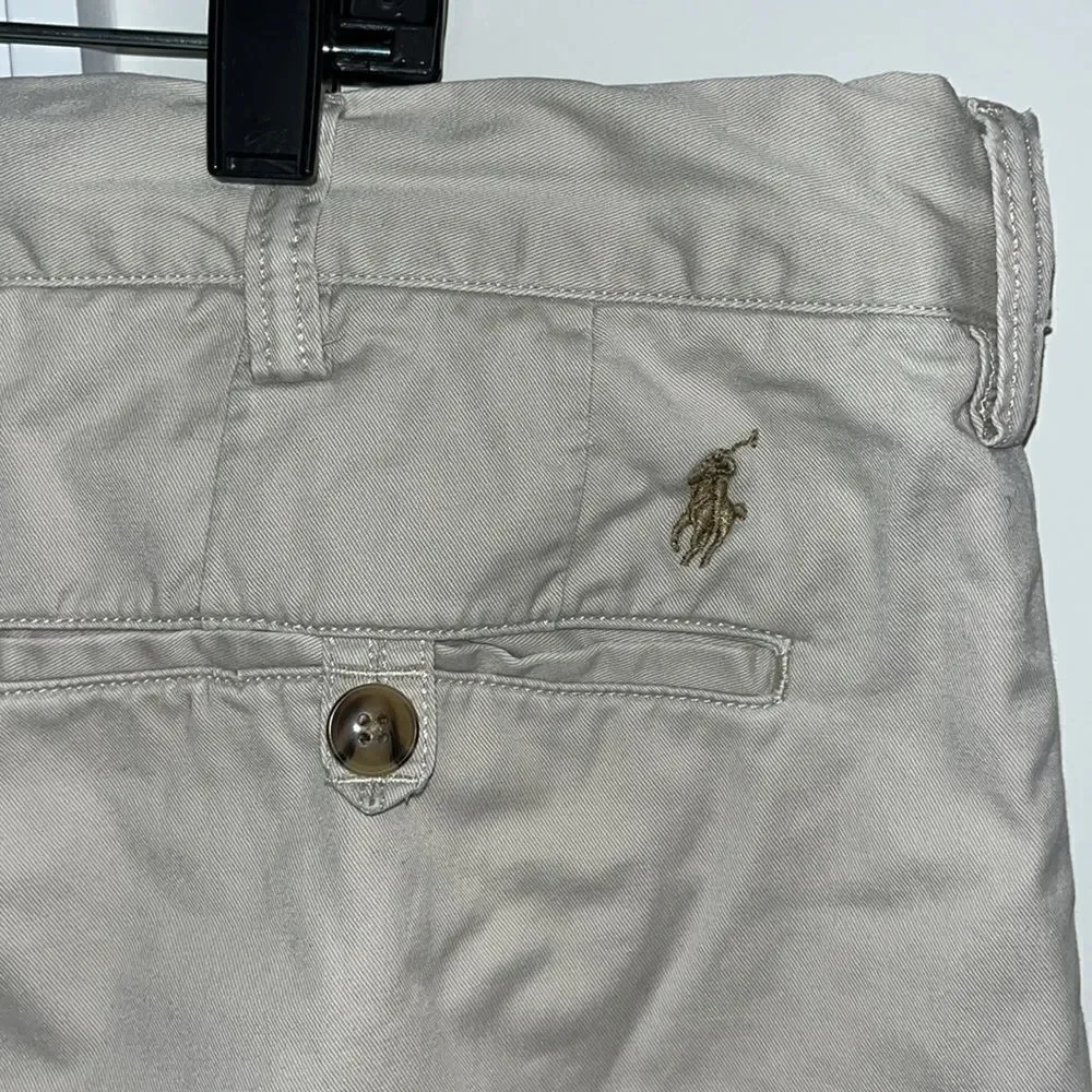 Polo by Ralph Lauren Stretch Straight Chino W/pony on back Pants 40 x 28 short